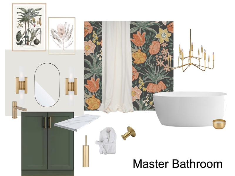 Master bathroom sample board Mood Board by LyneRobi on Style Sourcebook