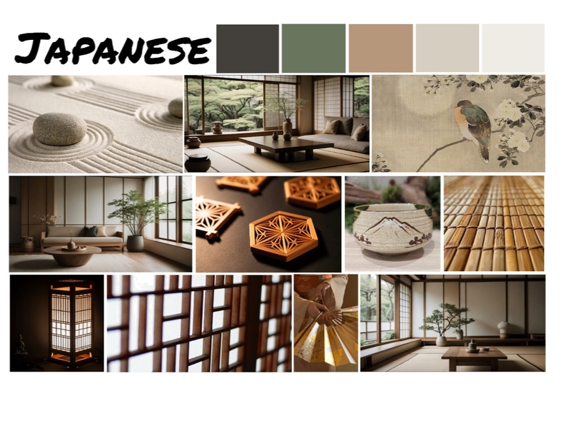 Japanese Mood Board Mood Board by Lita Design on Style Sourcebook