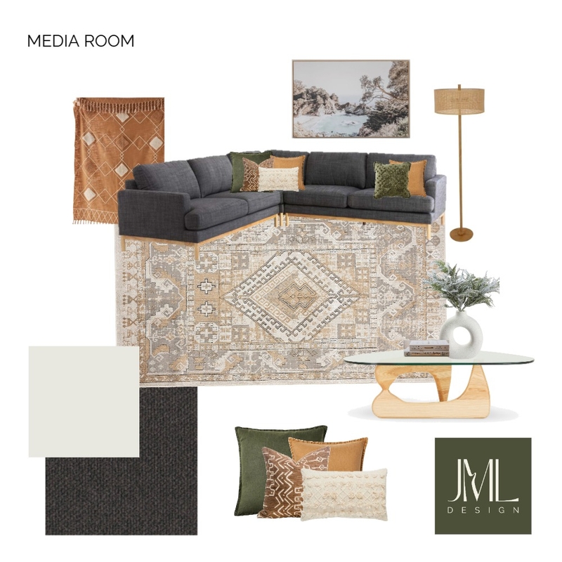 Media Room Mood Board by JML Design on Style Sourcebook