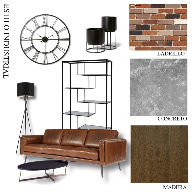 Estilo Industrial Mood Board by Anttonela on Style Sourcebook