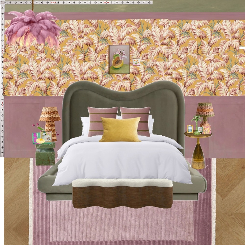 Old Hollywood Bedroom Wall Mood Board by dl2407 on Style Sourcebook