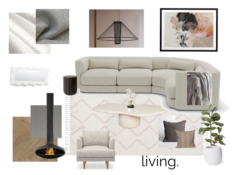 Living Room | Module 9 Mood Board by t.moore3@bigpond.com on Style Sourcebook