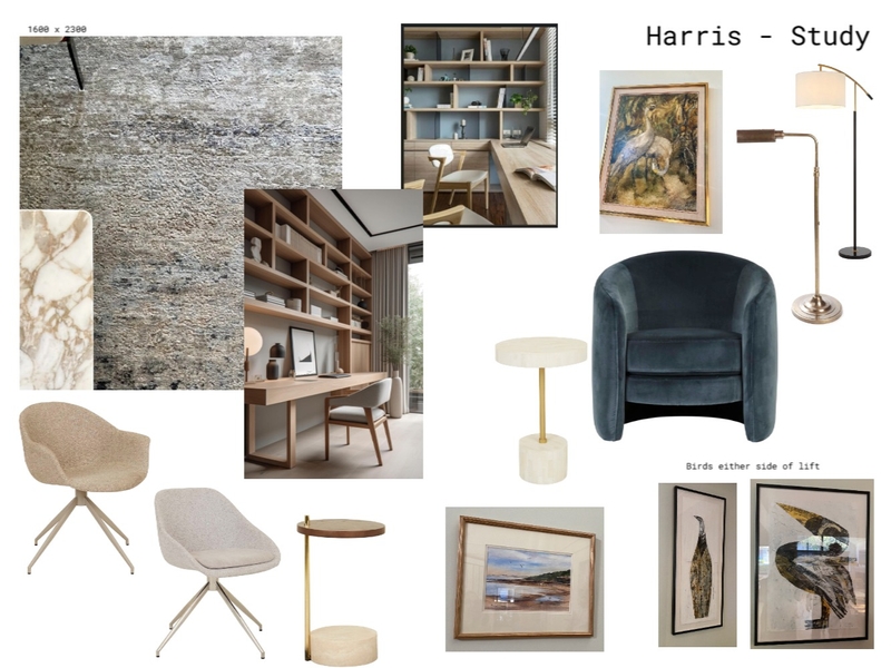 Harris Study Mood Board by East Lane Home on Style Sourcebook