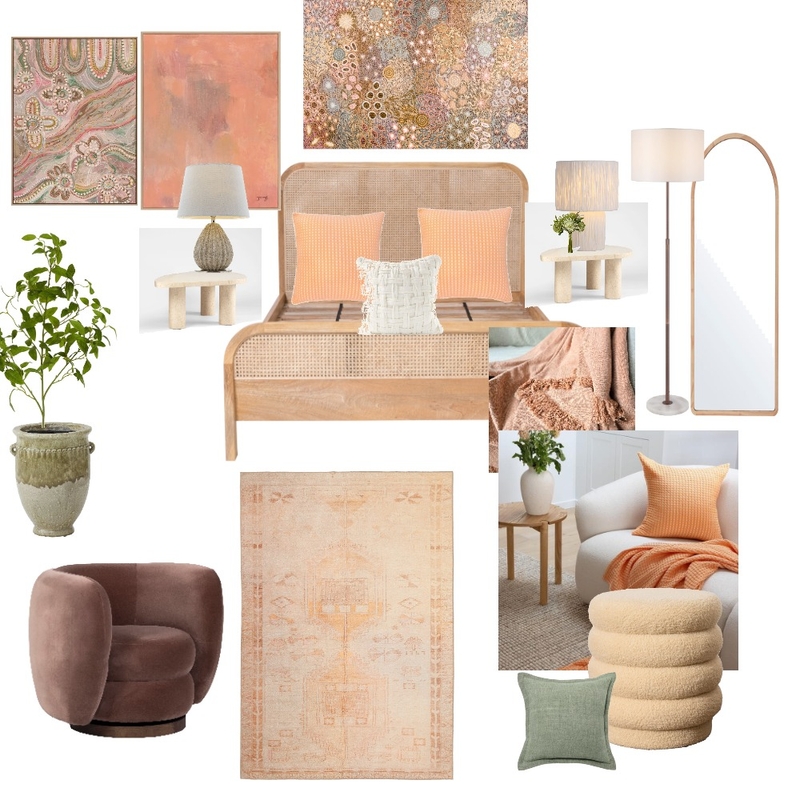 BEDROOM PEACH Mood Board by ngadkary@gmail.com on Style Sourcebook