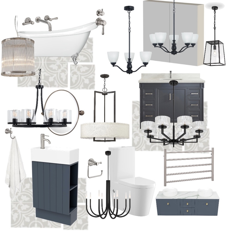 20 SUFFOCK ST, BATHROOM CONCEPT Mood Board by Spruce Property Co on Style Sourcebook