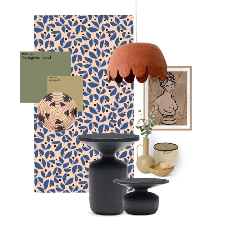 Boho bold muted home decor Mood Board by alexroda on Style Sourcebook