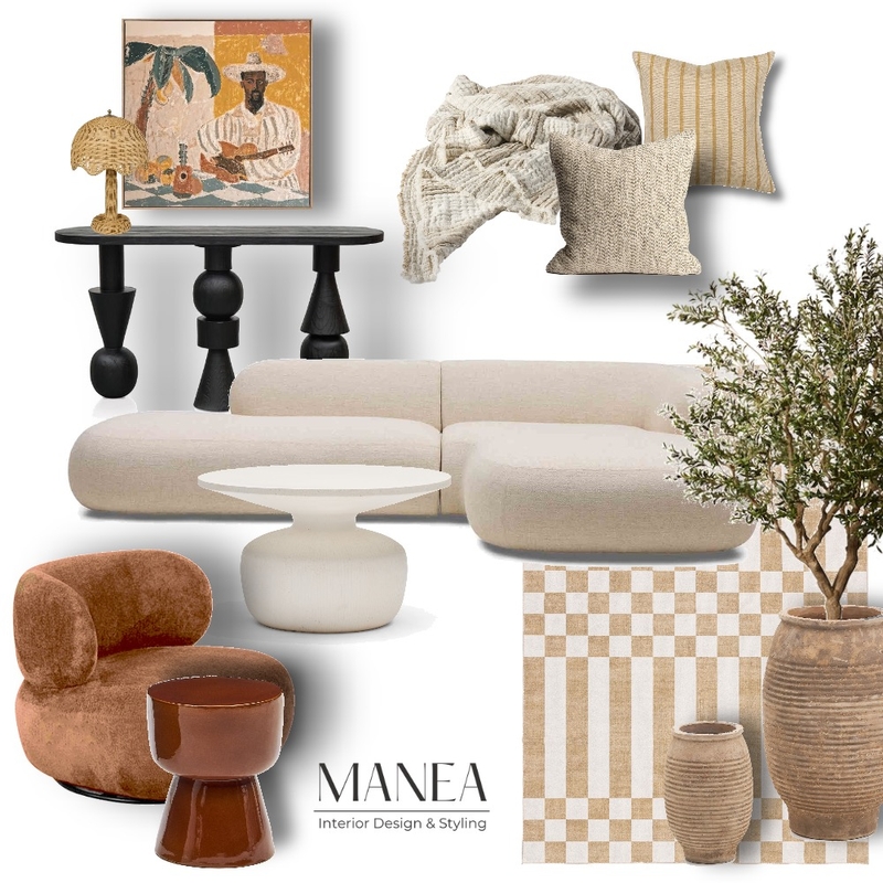 Mediterranean Living Mood Board by Manea Interior Design & Styling on Style Sourcebook