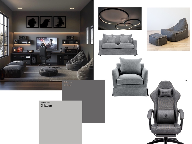 gaming room Mood Board by Myer on Style Sourcebook