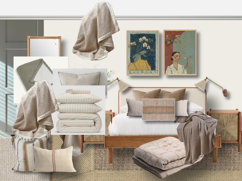 Aylward Project - Master. Artisnal revised Mood Board by Rocky Cove Interiors on Style Sourcebook
