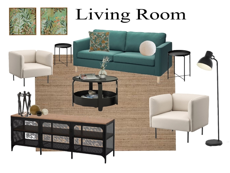Lower Level Living Room Option 2 Mood Board by Kylie W on Style Sourcebook