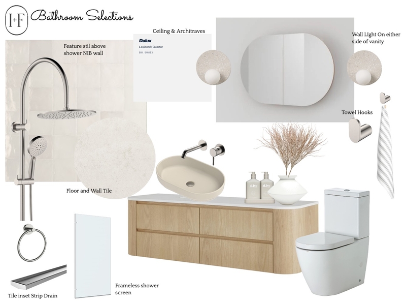 Rourke - Ensuite Bathroom Mood Board by Ivy + Finch Design on Style Sourcebook