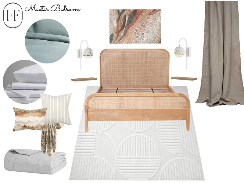 Rourke - Master Bedroom Mood Board by Ivy + Finch Design on Style Sourcebook