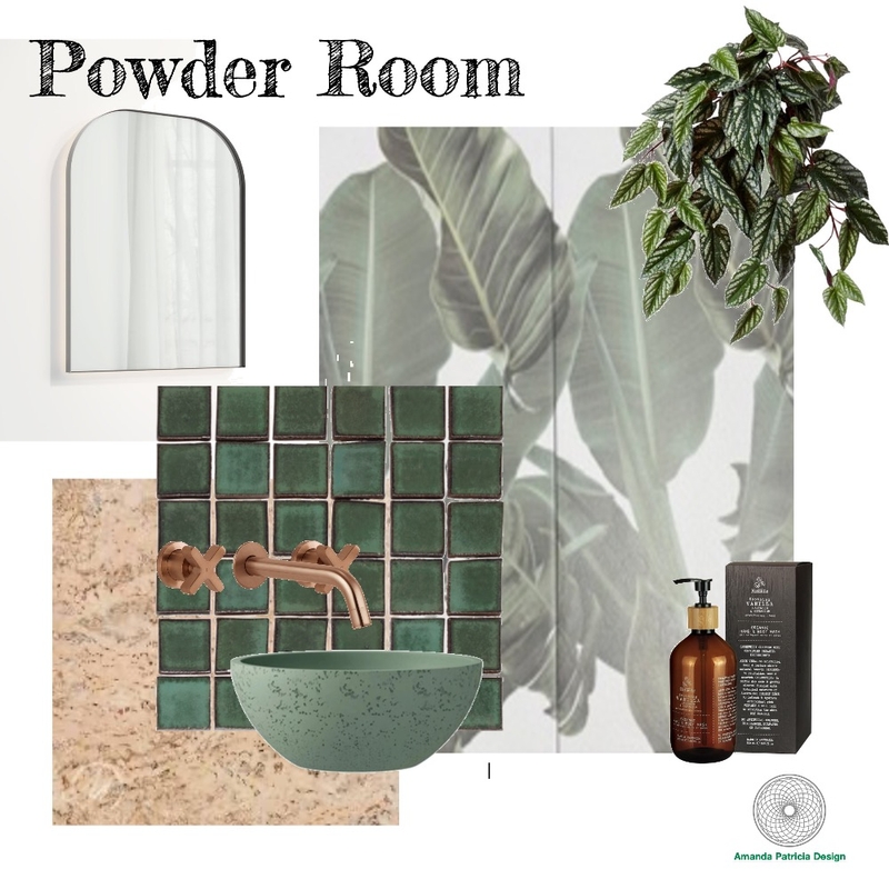 Powder Room Mood Board by Aponedesign@gmail.com on Style Sourcebook