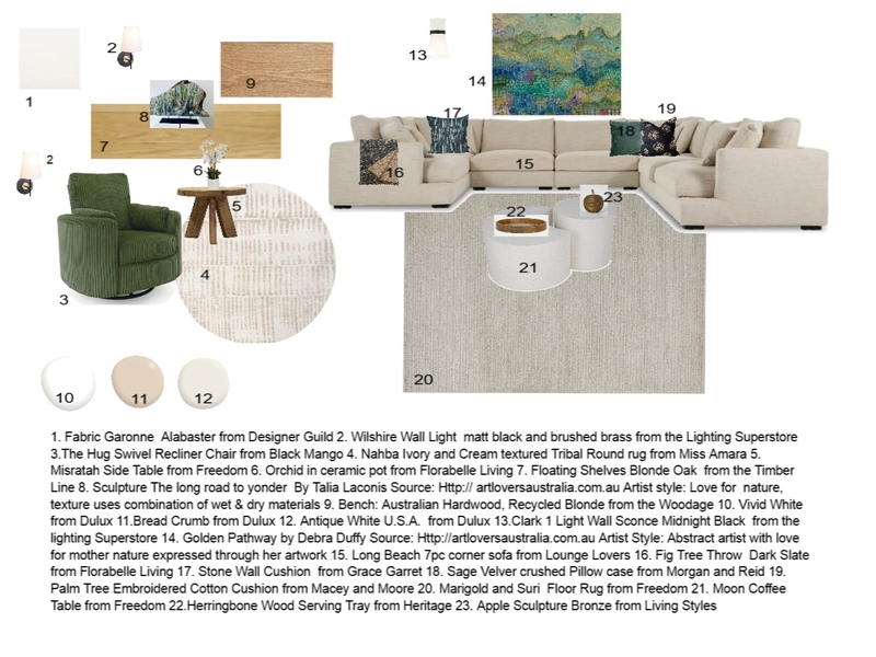 Living room, Teeuwen Mood Board by Catharina Storer on Style Sourcebook