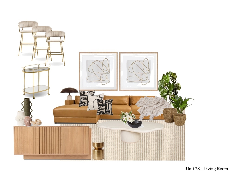 Living Room - Unit 28 Mood Board by Paballo on Style Sourcebook
