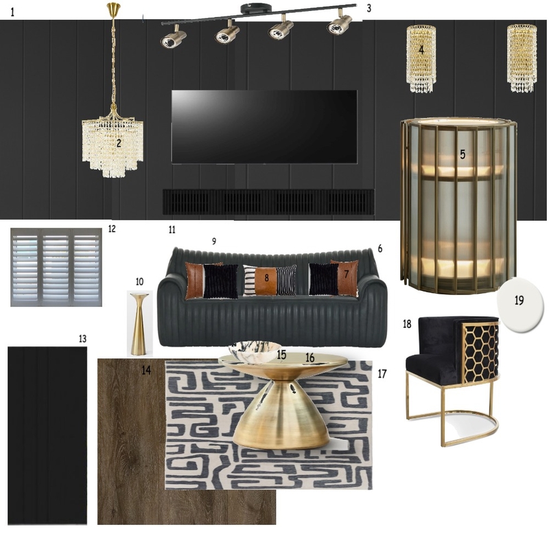 Media Room 2 Mood Board by saloni.devwork@gmail.com on Style Sourcebook