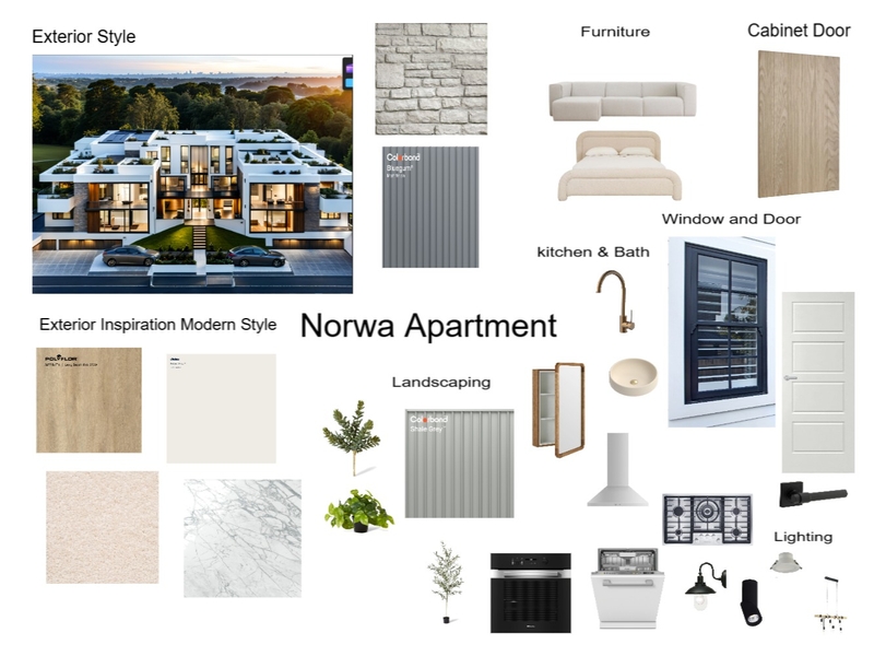 Norwa apartment Mood Board by Jianzhou on Style Sourcebook