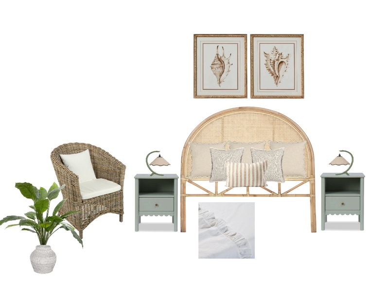 Hamptons Bedroom Two Mood Board by MIKI INTERIOR DESIGN on Style Sourcebook