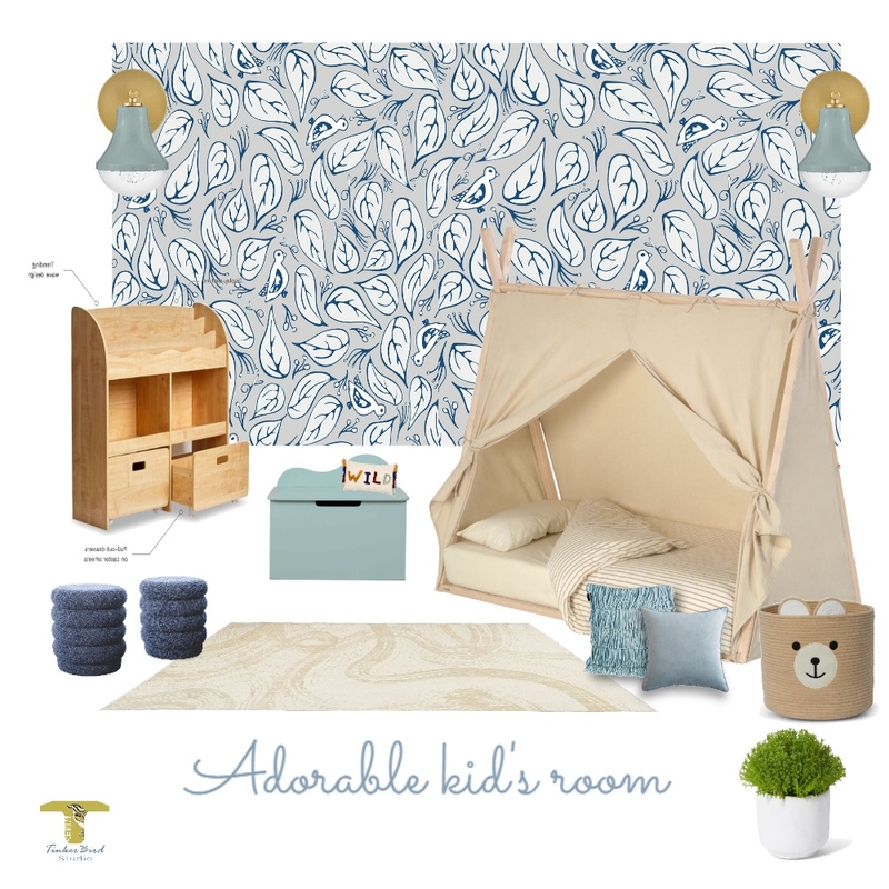 Baby Birds Kid's Room Mood Board by Freebird on Style Sourcebook