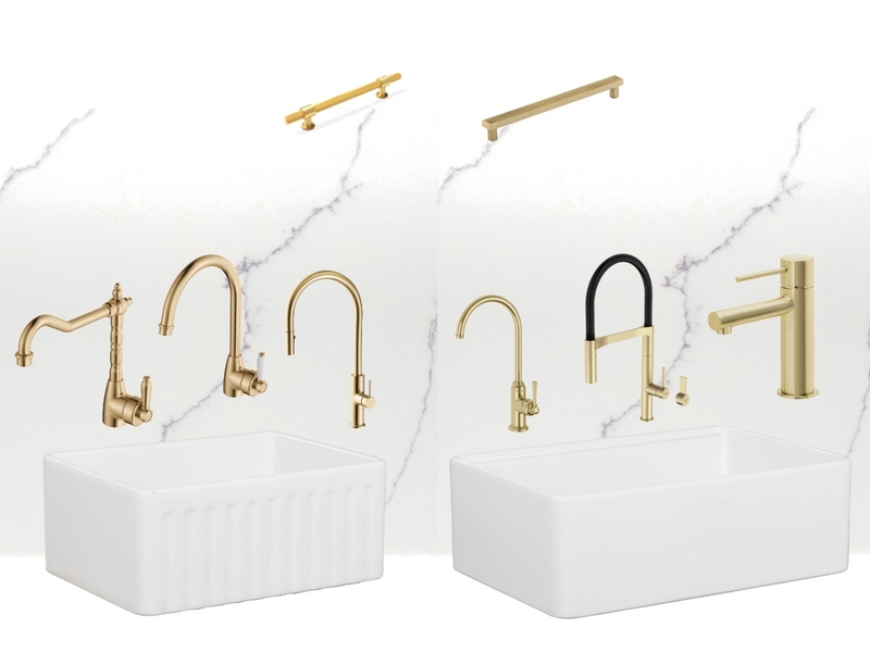 white sink gold hardware Mood Board by Nancyyt88 on Style Sourcebook