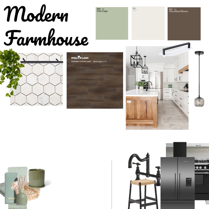 Modern Farmhouse Mood Board by Liane_Design_Student on Style Sourcebook