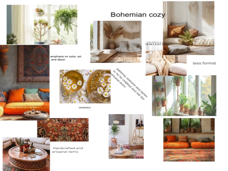 Design Board Bohemian Cozy Mood Board by Ancam on Style Sourcebook