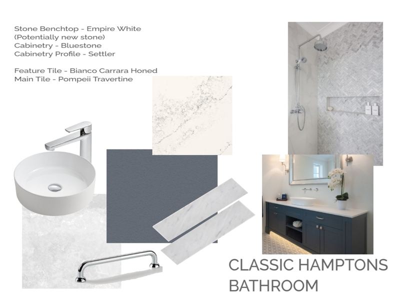 Classic Hamptons Bathroom Mood Board by NostraPG on Style Sourcebook