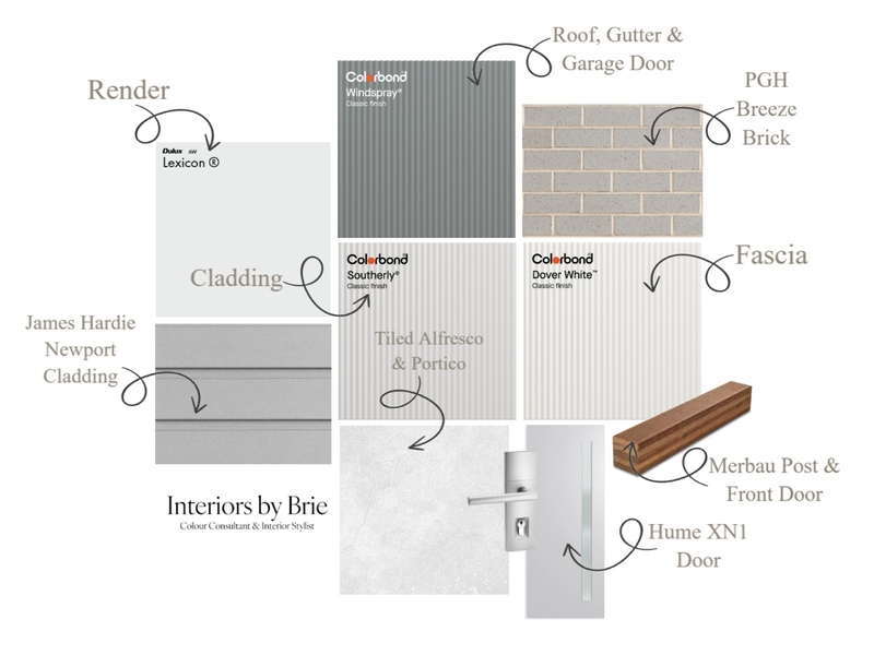 Hamptons Exterior Mood Board by Interiors by Brie on Style Sourcebook