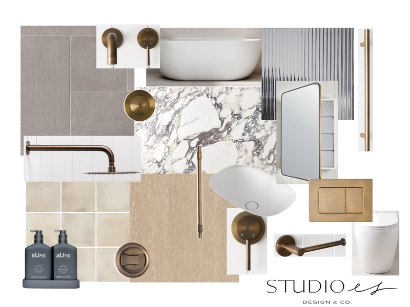 Primary Ensuite Mood Board by Studio es Design and Co. on Style Sourcebook