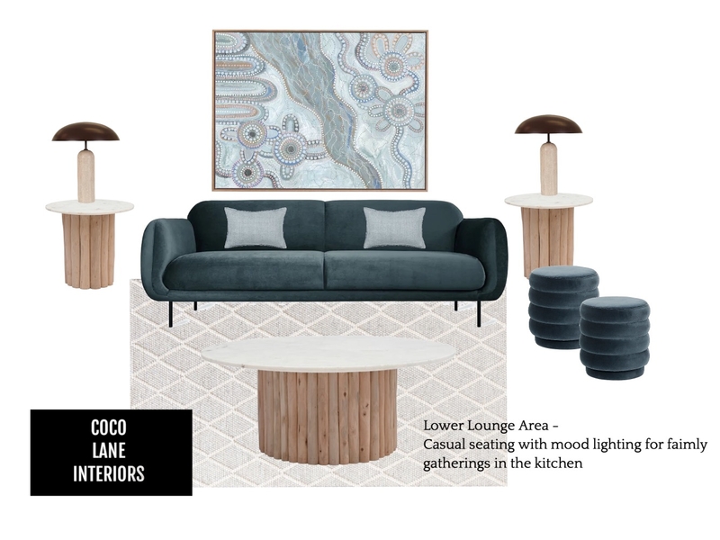 Lower Lounge Area - City Beach Mood Board by CocoLane Interiors on Style Sourcebook