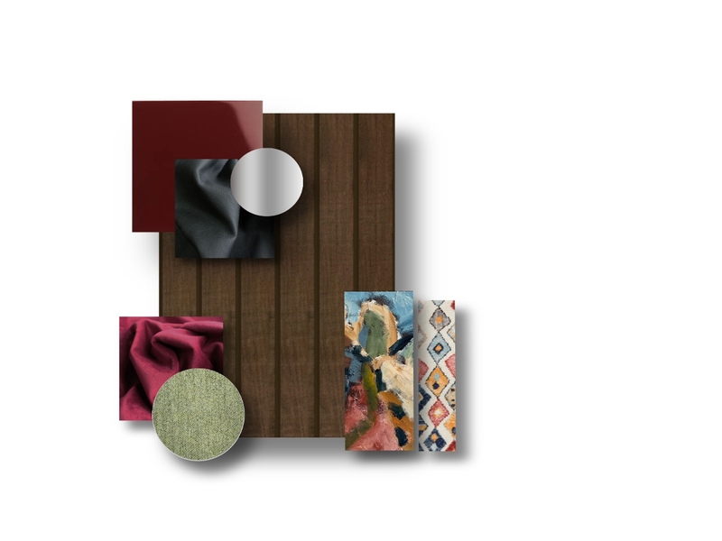 Material board accom Mood Board by larabrown1010@gmail.com on Style Sourcebook