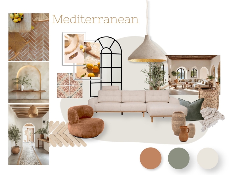 Module 3 Mediterranean style Mood Board by NoaJoubert on Style Sourcebook