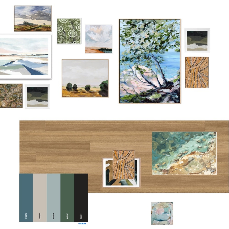 Hallway Wall Art Mood Board by sophie.s.liang@gmail.com on Style Sourcebook