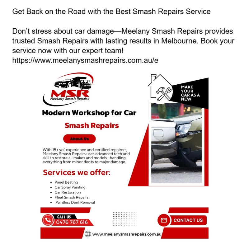 Get Back on the Road with the Best Smash Repairs Service Mood Board by meelanysmashrepair on Style Sourcebook