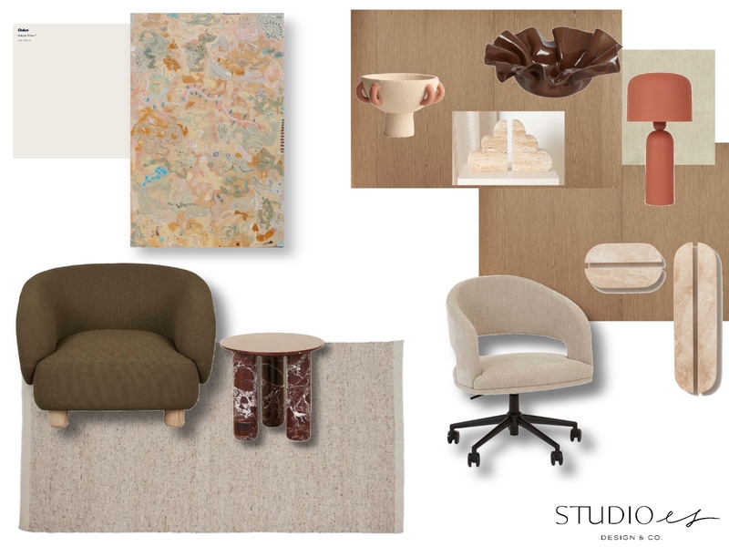Study Mood Board by Studio es Design and Co. on Style Sourcebook