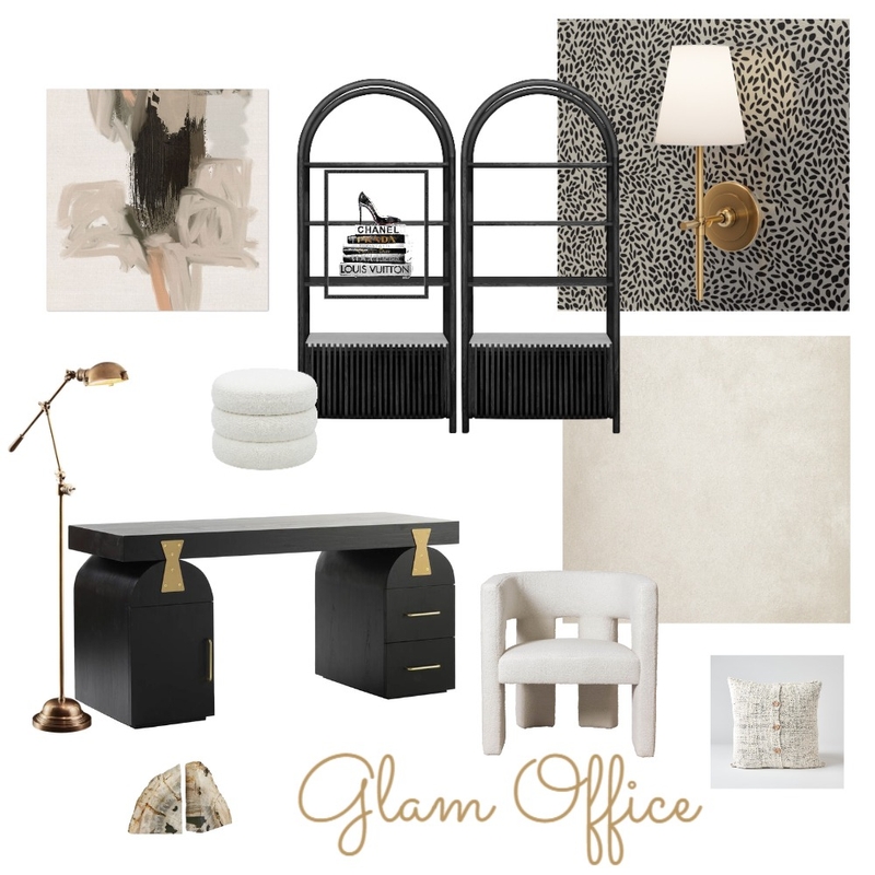 Glam Office Mood Board by Freebird on Style Sourcebook