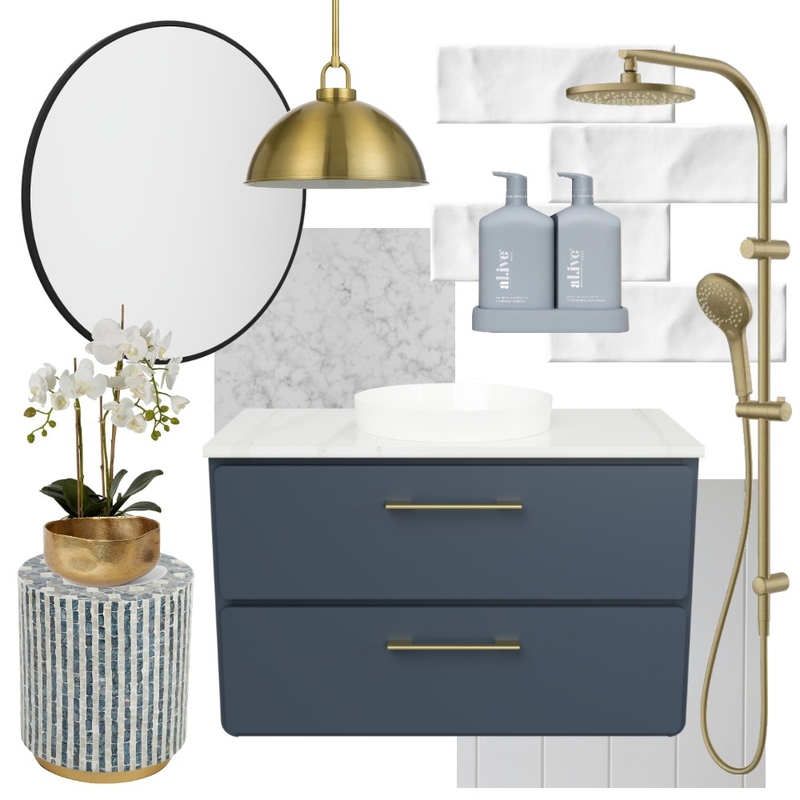 Hamptons Luxe | Colby with Portland Mirror Mood Board by Timberline on Style Sourcebook