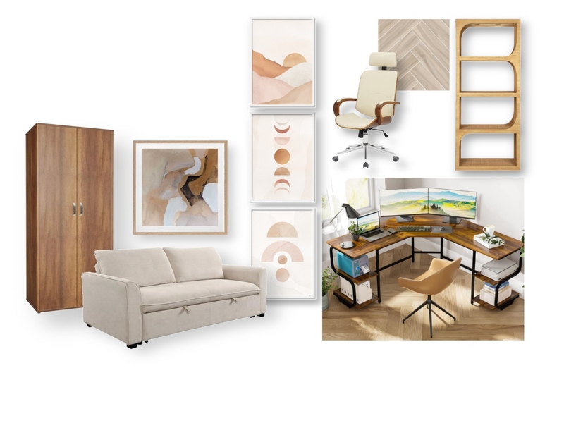 Estudio/Cuarto de invitados Mood Board by Lucy on Style Sourcebook