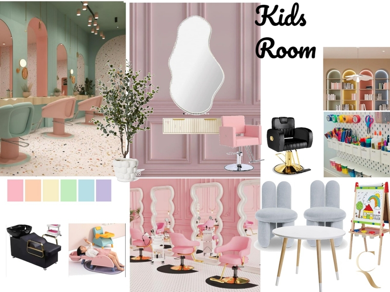 kids section salon Mood Board by dimakatso on Style Sourcebook