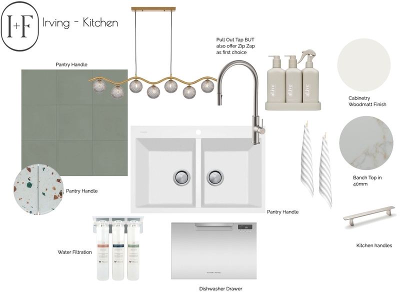 Irving Kitchen Mood Board by Ivy + Finch Design on Style Sourcebook