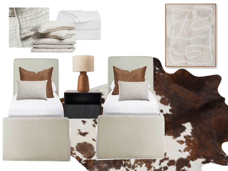 Nanango ski chalet - bedroom 3 /twin Mood Board by tlaws on Style Sourcebook