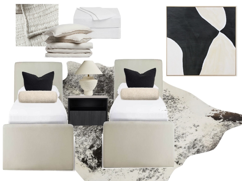 Nanango ski chalet - bedroom 2 /twin Mood Board by tlaws on Style Sourcebook