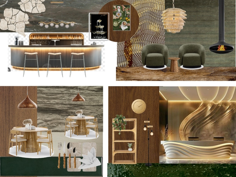 Restaurant hotel moodboard Mood Board by carlijnx on Style Sourcebook