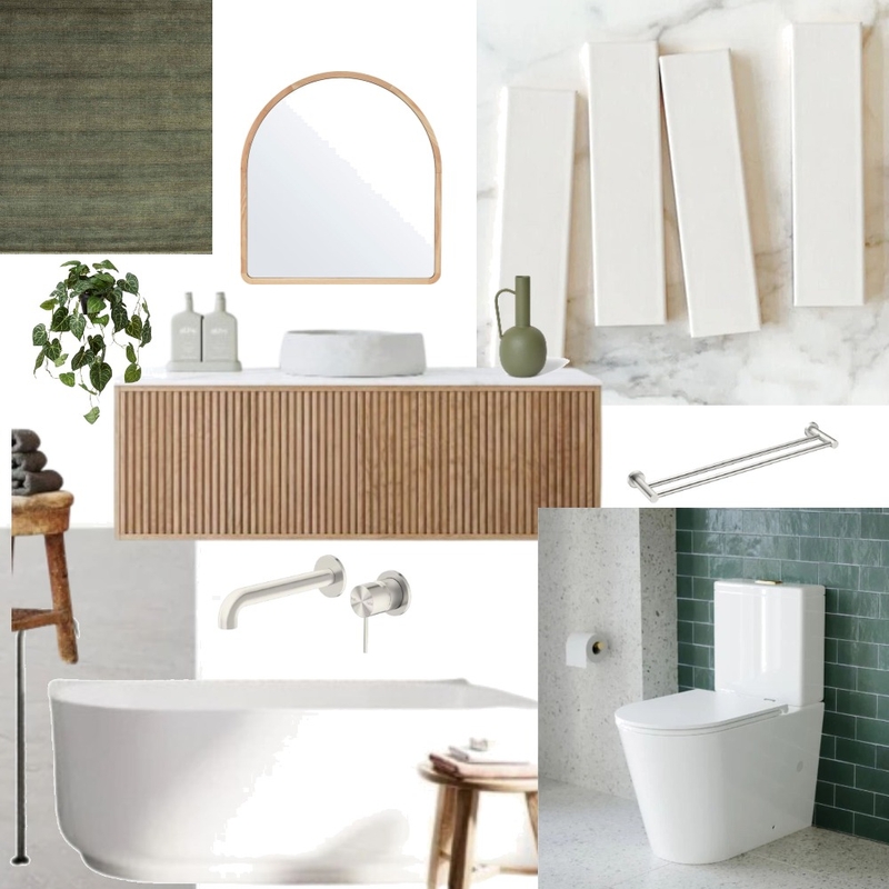 Cam & Jules Family Bathroom Reveal Mood Board by The Blue Space on Style Sourcebook