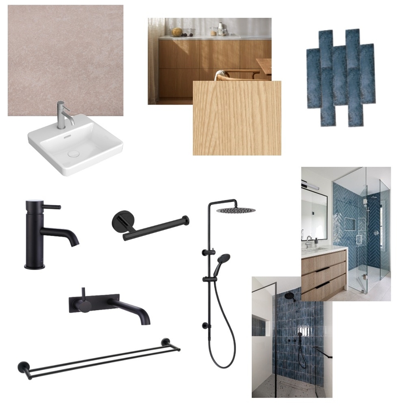 Ensuite - Blue Feature tile Mood Board by Chelsea Fraser on Style Sourcebook