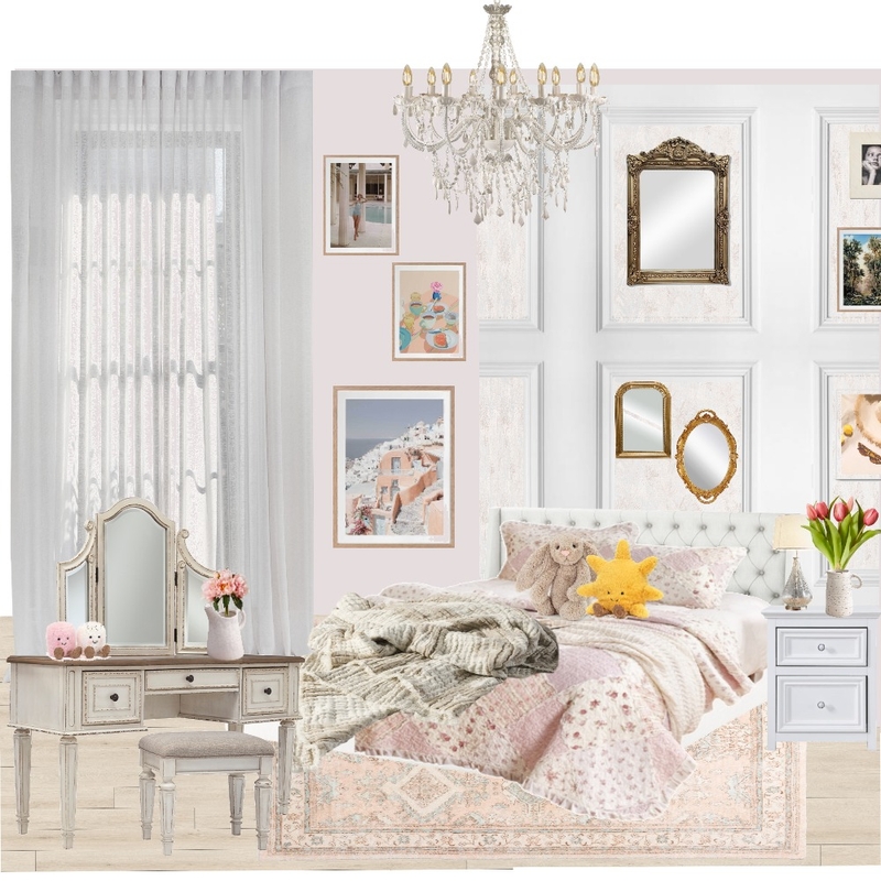 Shabby Chic Sample Board Mood Board by connellys2000 on Style Sourcebook