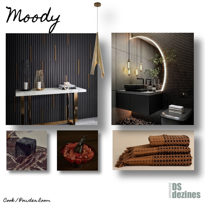 Cook Powder Room Mood Board by DSdezines Interiors on Style Sourcebook