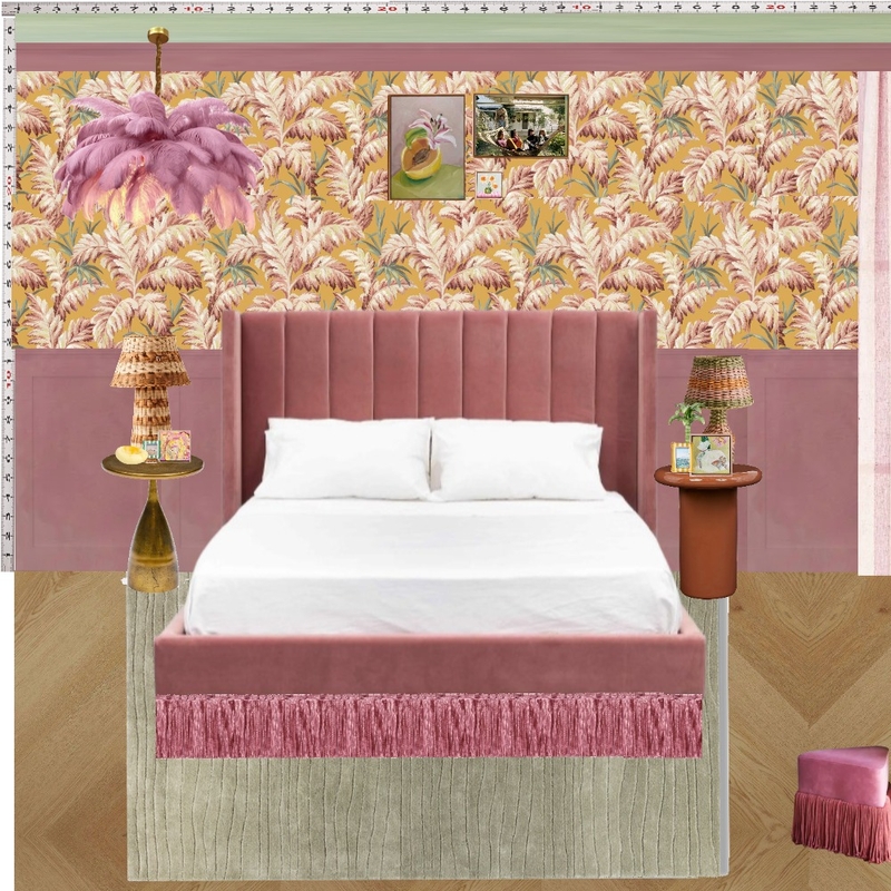 Old Hollywood Bedroom Wall Mood Board by dl2407 on Style Sourcebook