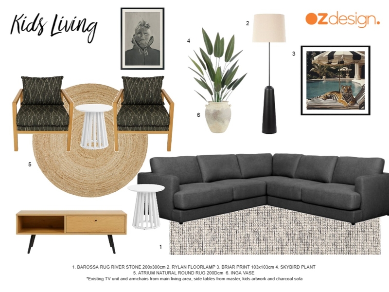 Kids Living Area - Maree Ratcliffe Mood Board by Oz Design Furniture on Style Sourcebook