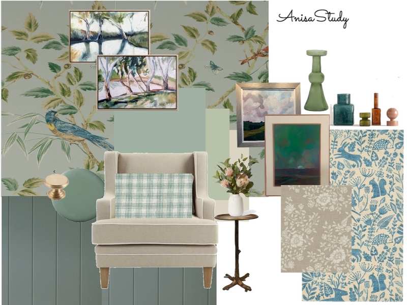 Ebrahim Anisa's Study Mood Board by Georgie Webber Interiors on Style Sourcebook
